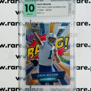 2021 Wild Card Alumination Zach Wilson Comix #AC-2 GEM MT 10