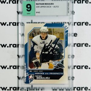 2011 Upper Deck - Auto Nathan Beaulieu #46 Mint 9