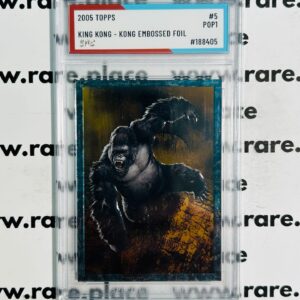 2005 Topps King Kong - Kong Embossed Foil #5 SOC POP 1