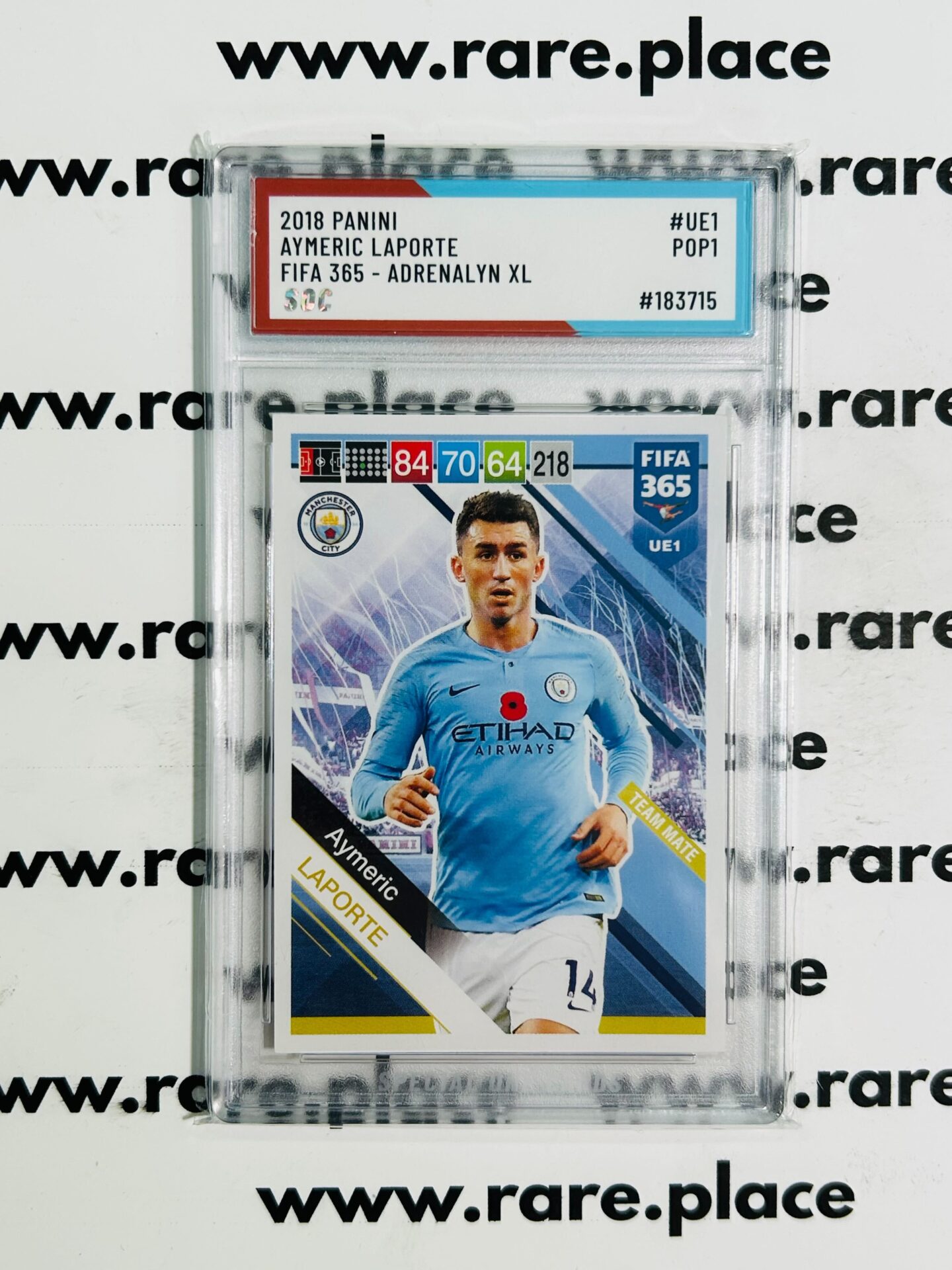 2018 Panini Aymeric Laporte FIFA 365 #UE1 SOC POP 1