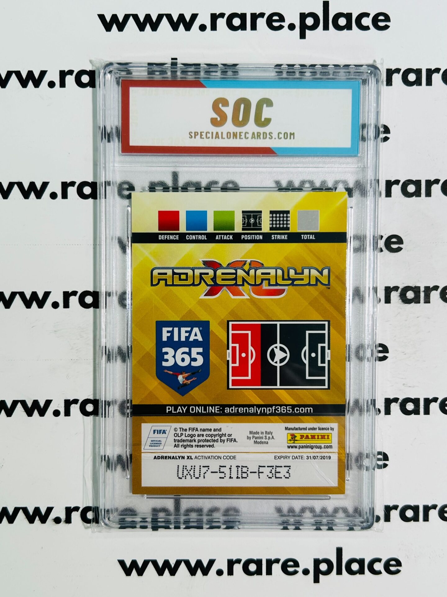 2018 Panini Aymeric Laporte FIFA 365 #UE1 SOC POP 1 - Image 2