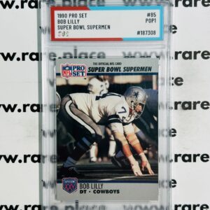 1990 Pro Set Bob Lilly Super Bowl Supermen #85 SOC POP1