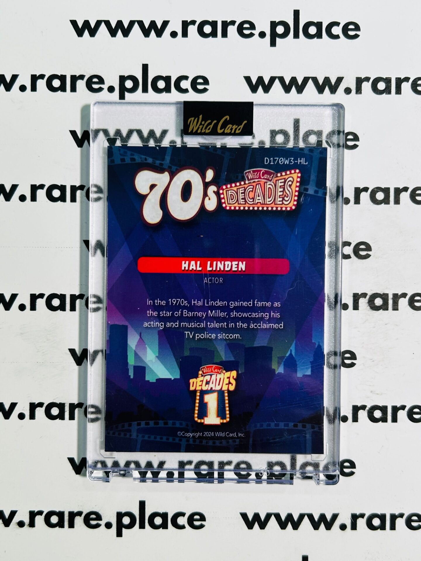 2024 Wild Card Decades Hal Linden 70's #D170W3-HL 1/1 - Image 2