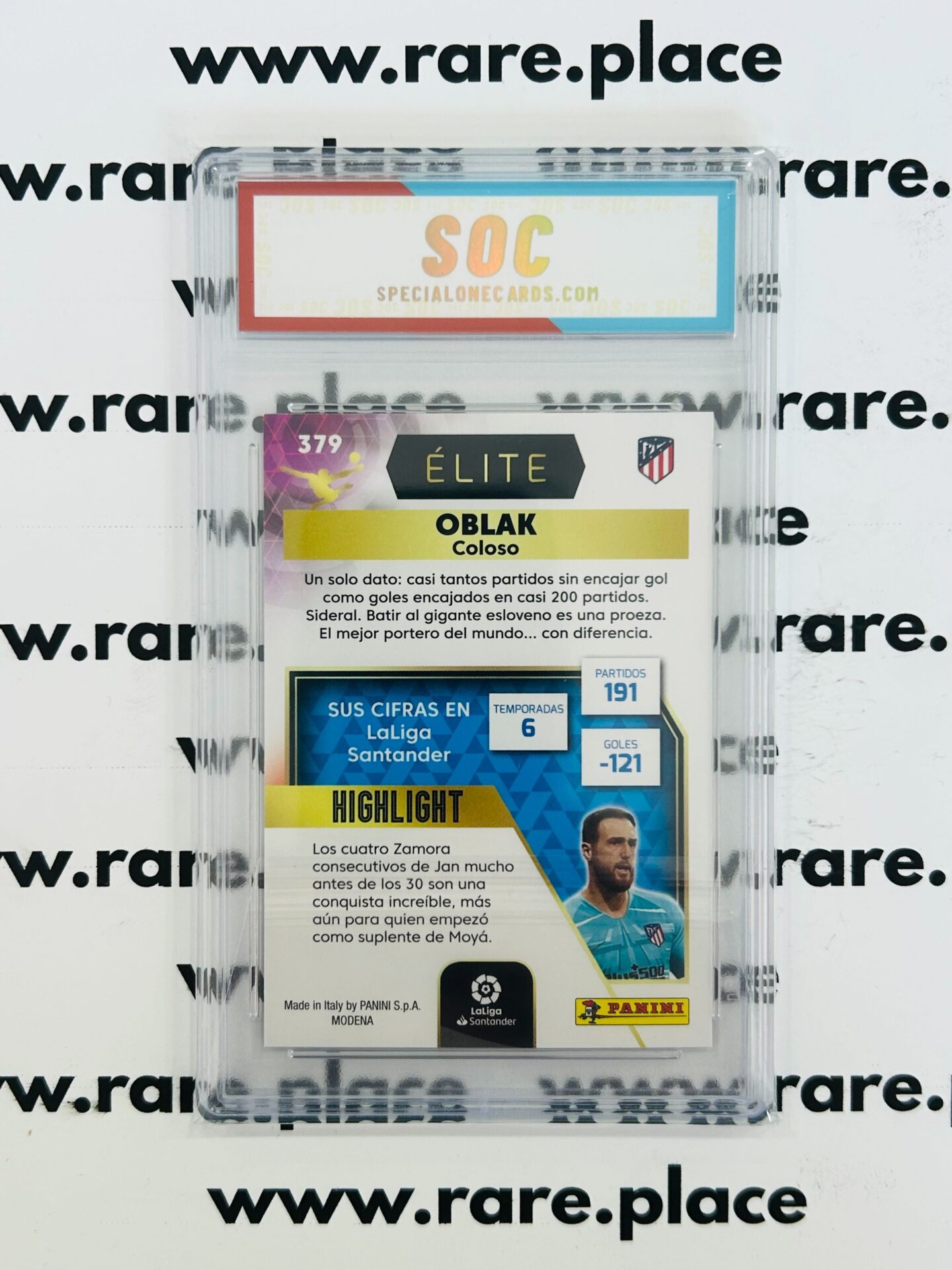 2020 Panini Oblak Megacracks 2020-21 #379 SOC POP1 - Image 2