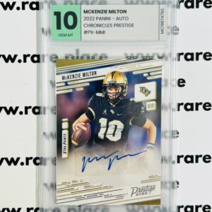 2022 Panini - Auto McKenzie Milton Chronicles Prestige #PX-MMI GEM MT 10
