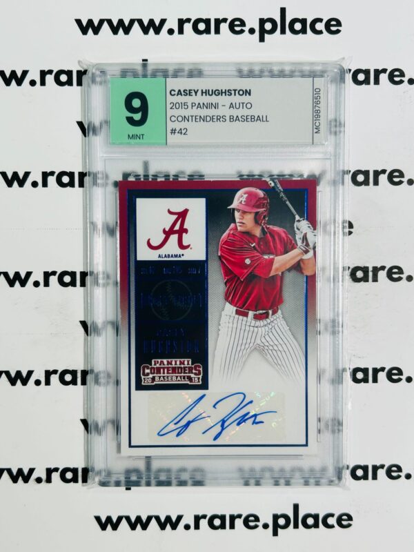 2015 Panini – Auto Casey Hughston Conteders Baseball #42