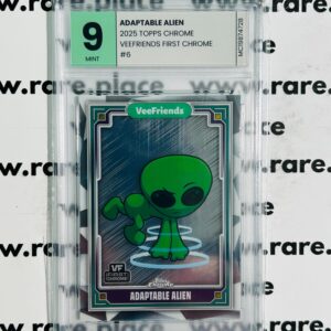 2025 Topps Chrome Adaptable Alien Veefriends First Chrome #6 MINT 9