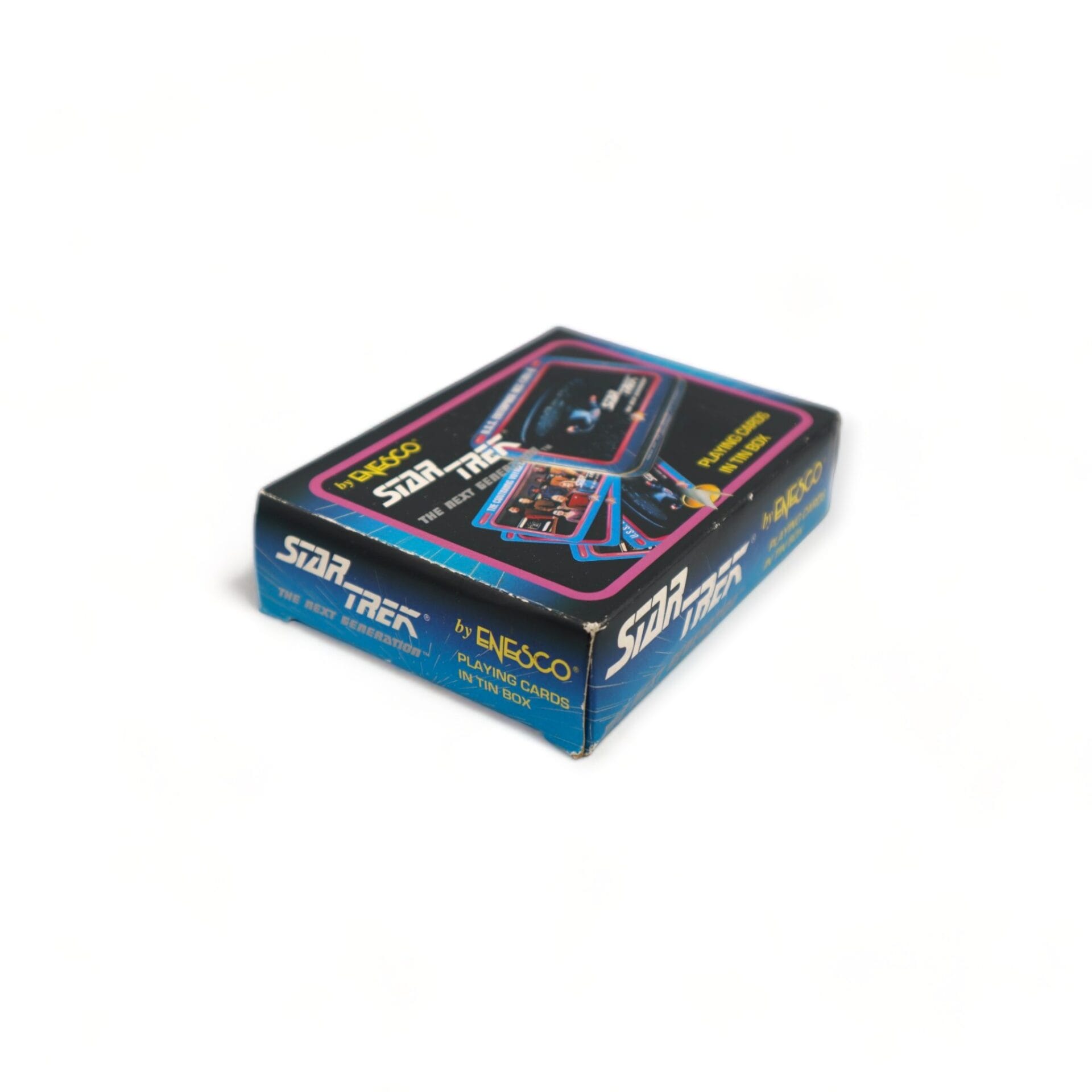 1992 Star Trek: The Next Generation - Playing Cards in Tin Box (by Enesco) Wax Sealed Box - Image 4