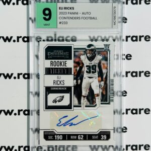 2023 Panini - Auto Eli Ricks Contenders Football #233 MINT 9