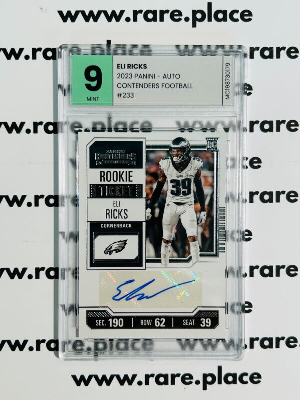 2023 Panini - Auto Eli Ricks Contenders Football #233 MINT 9