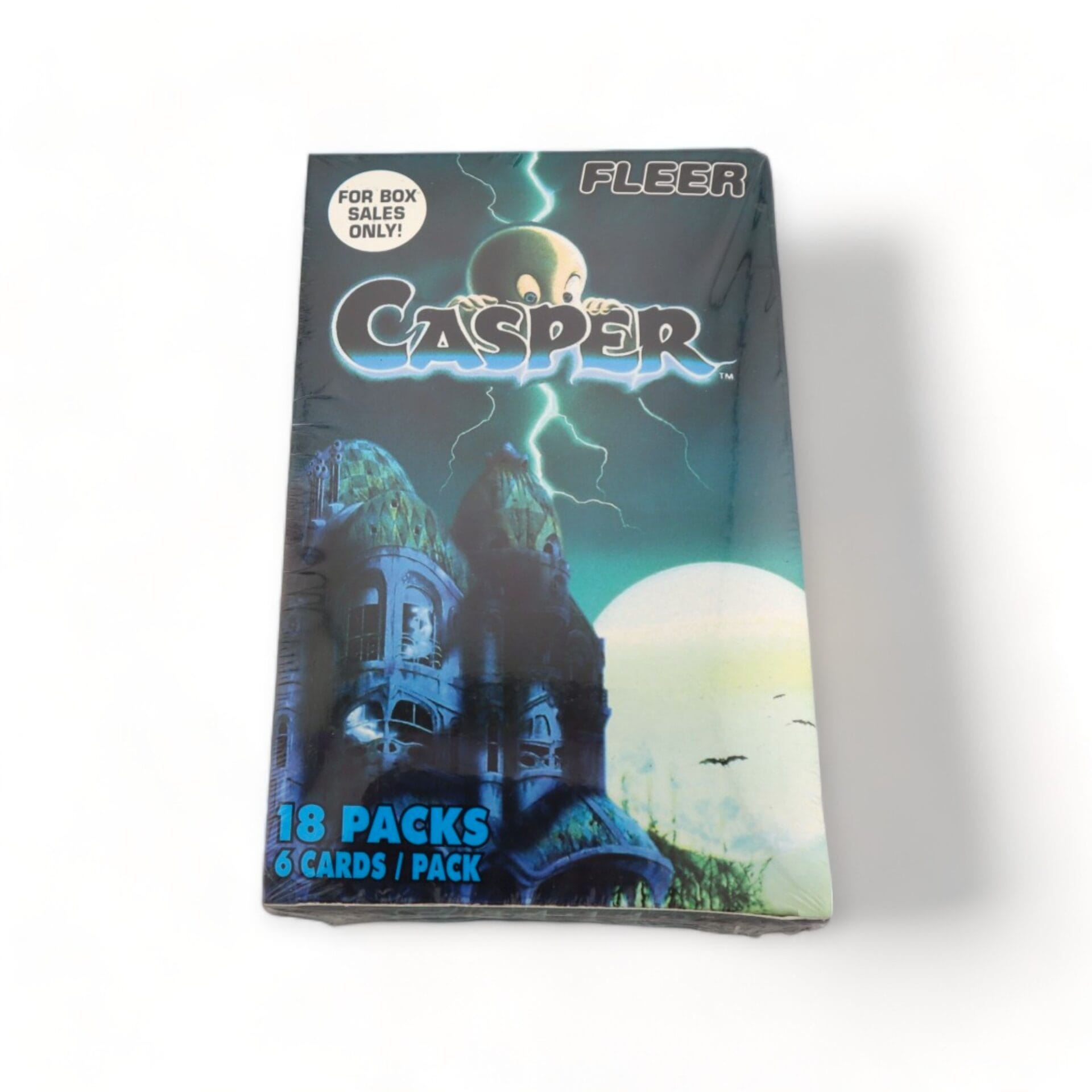1996 Casper Cards 18 Packs - Wax Sealed Box FLEER