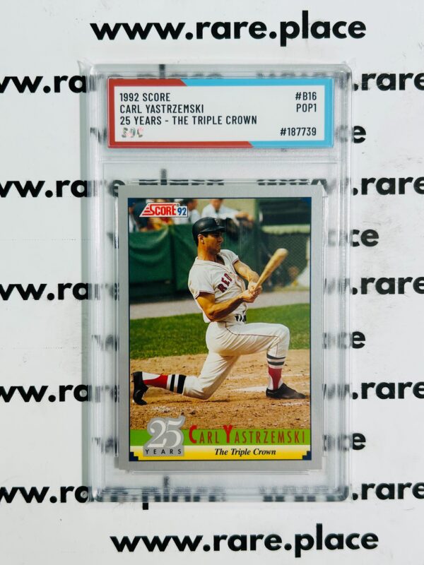 1992 Score Carl Yastrzemski 25 Years - The World Series #B16 SOC POP1