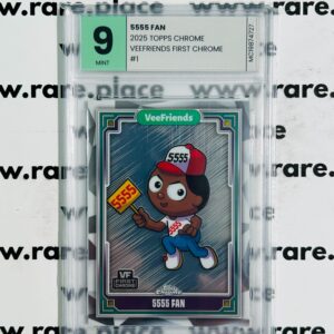 2025 Topps Chrome 5555 Fan Veefriends First Chrome #1 MINT 9