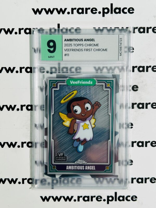 2025 Topps Chrome Amvitious Angel Veefriends First Chrome #11 MINT 9