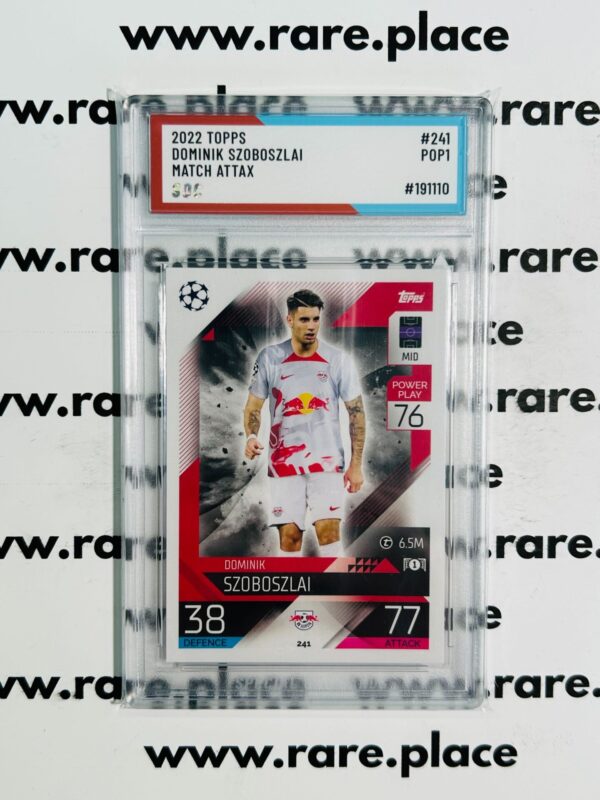 2022 Topps Dominik Szoboszlai Match Attax #241 SOC POP 1