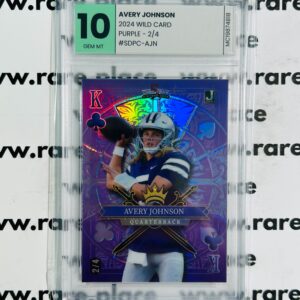 2024 Wild Card Avery Johnson #SDPC-AJN GEM MT 10