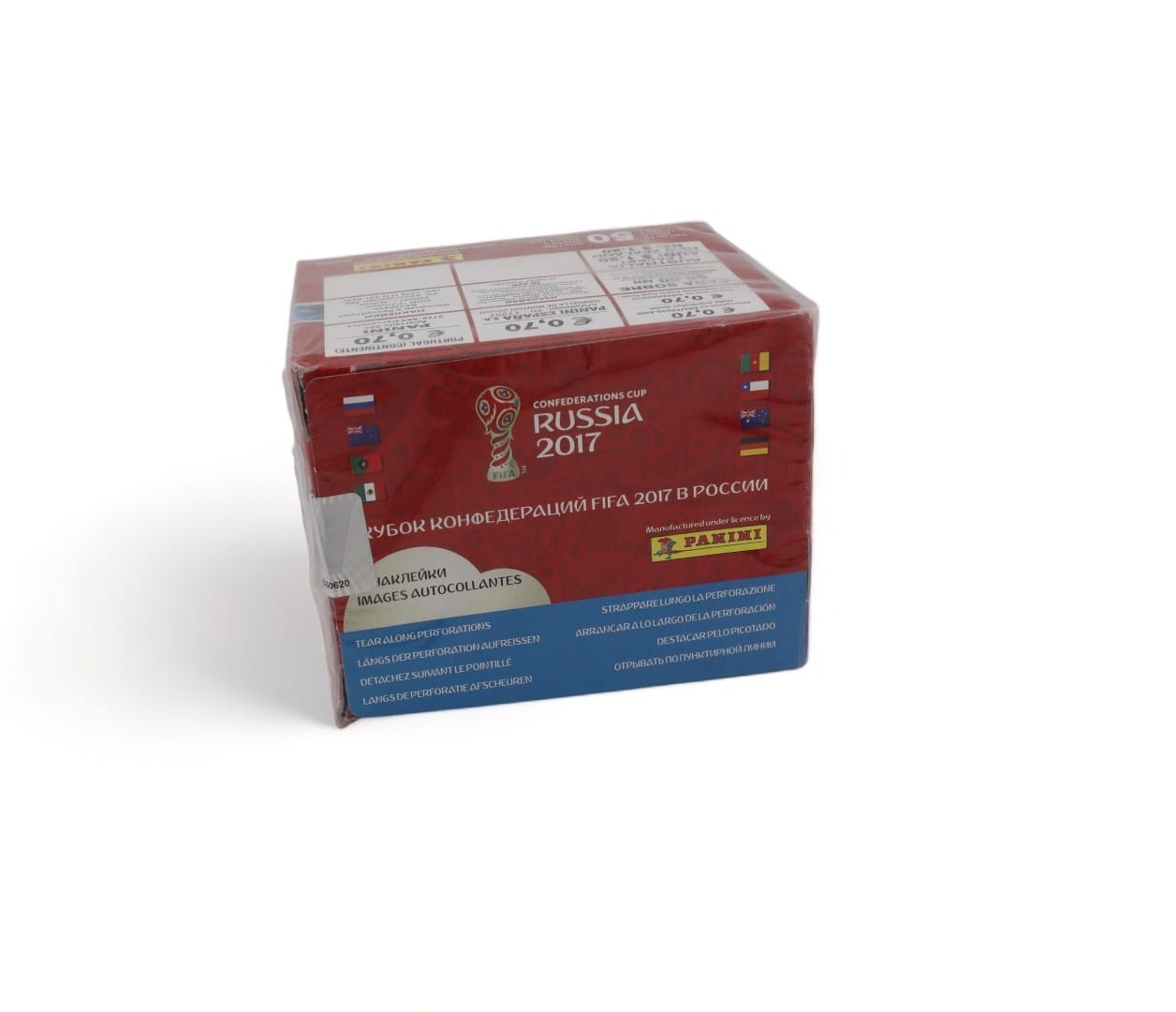 2017 Confederations Cup Russia Album Stickers Wax Sealed Box - PANINI - Image 2