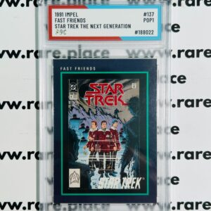 1991 Impel Fast Friends Star Trek The Next Generation #137 SOC POP1