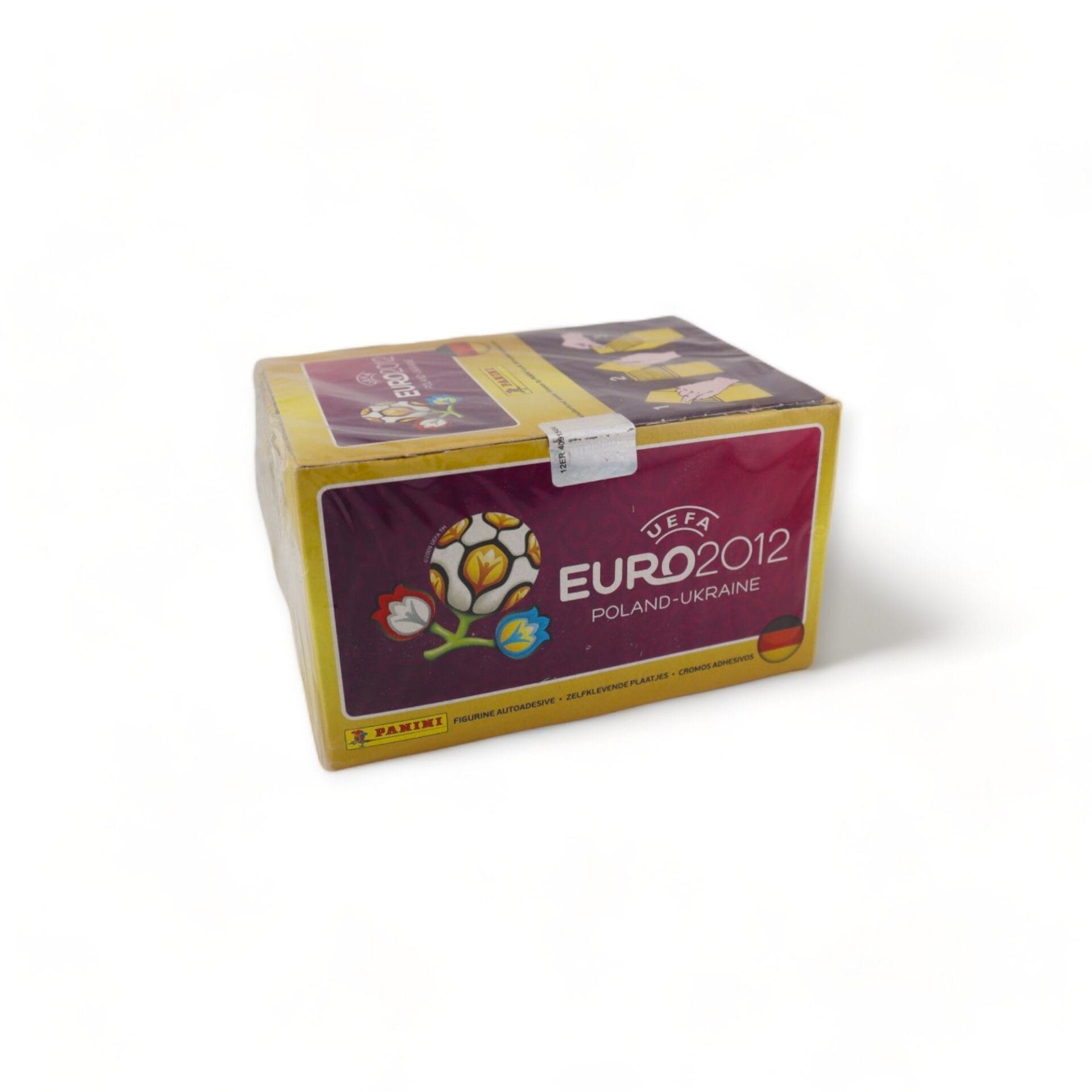 UEFA Euro 2012 Poland-Ukraine Factory-Sealed Sticker Boxes Collection - Wax Sealed Box - Image 2
