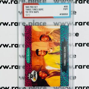 1991 Pro Set Three Times Dope Yo! MTV Raps #80 SOC POP1