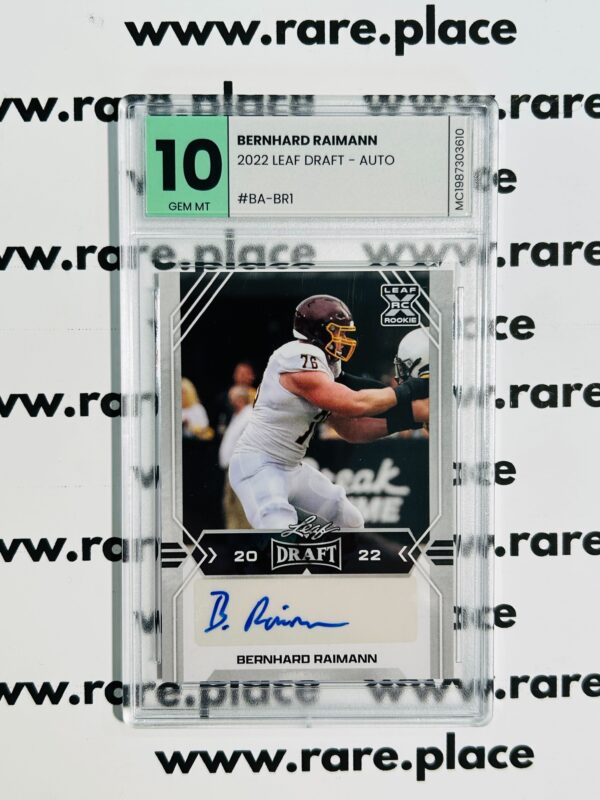 2022 Leaf Draft - Auto Bernhard Raimann #BA-BR1 GEM MT 10