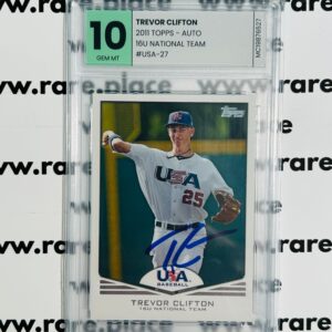 2011 Topps - Auto Trevor Clifton 16U National Team #USA-27 GEM MT 10