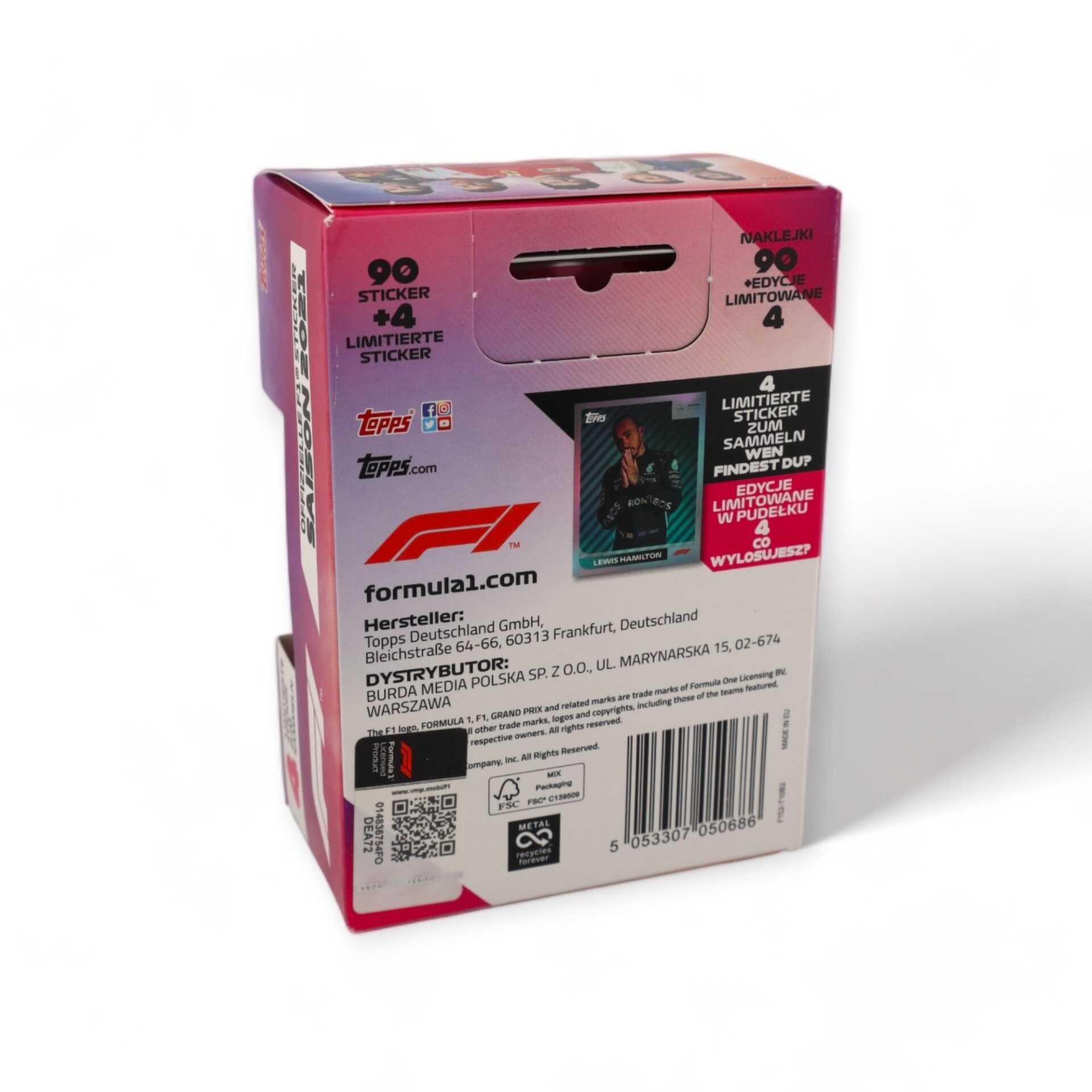 2021 Formula 1 Season 50 Packs Wax Sealed Box TOPPS - Image 2