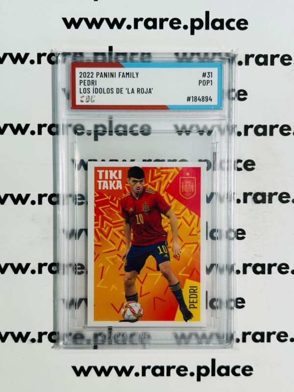 2022 Panini Family Pedri Los Ídolos De ‘La Roja’ #31 SOC POP 1