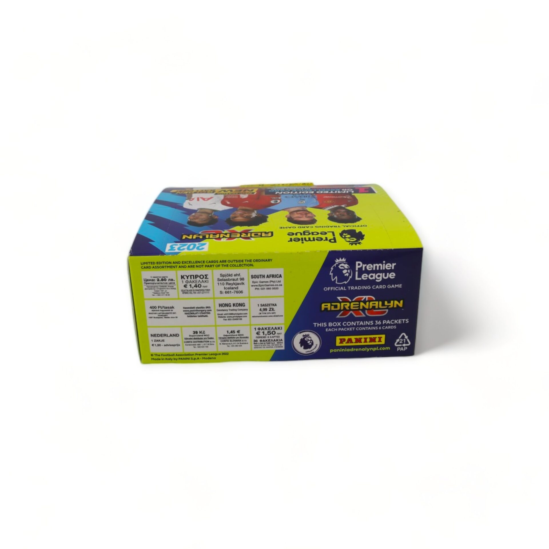 2022 PANINI Adrenalyn Xl Premier League Plus Wax Sealed Box - Image 5