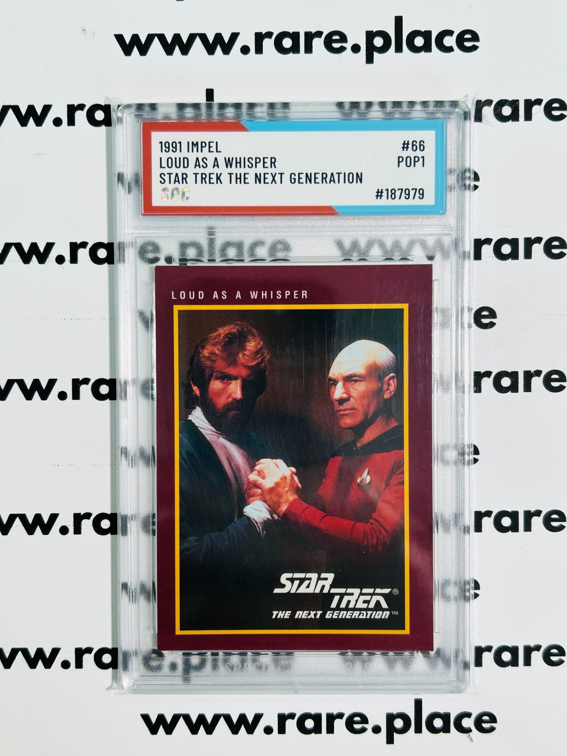 1991 Impel Loud As A Whisper Star Trek The Next Generation #66 SOC POP1