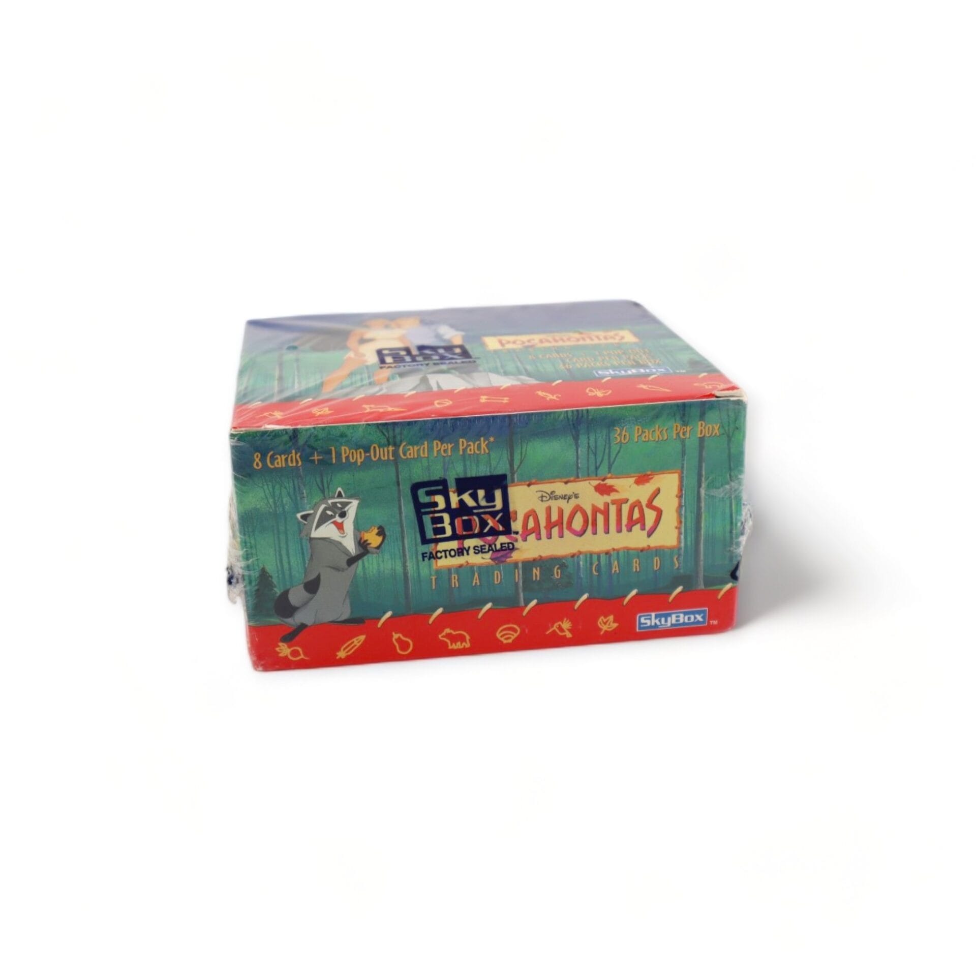 1995 Disney Pocahontas Trading Cards Wax Sealed Box SKYBOX - Image 2