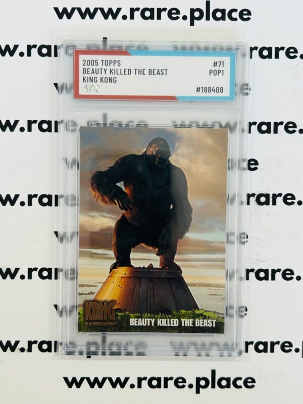 2005 Topps Beauty Killed The Beast King Kong #71 SOC POP1