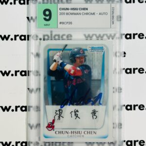 2011 Bowman Chrome - Auto Chun-Hsiu Chen #BCP26 MINT 9