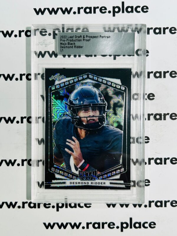 2022 Leaf Draft & Prospect Portrait Desmond Ridder Pre Production Proof 1/1