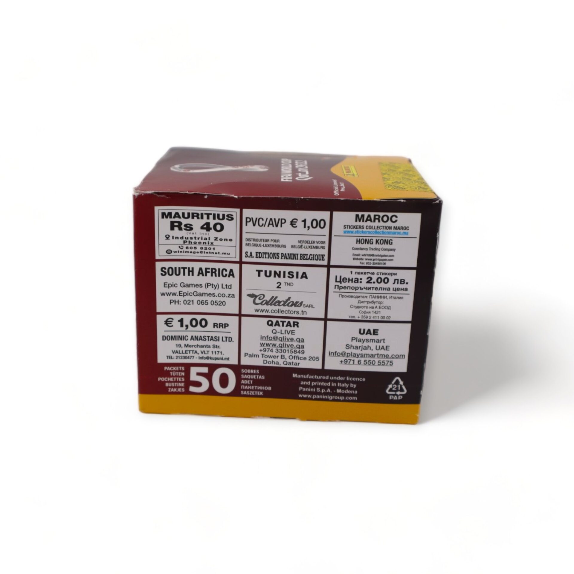 2022 Fifa World Cup Qatar International Edition Sticker Wax Sealed Box PANINI - Image 4