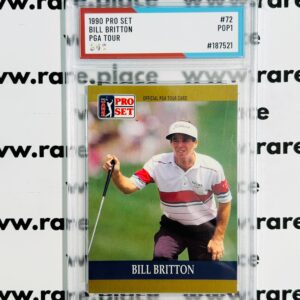 1990 Pro Set Bill Britton PGA Tour #72 SOC POP1