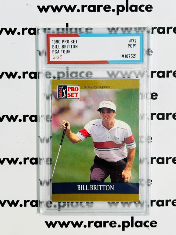 1990 Pro Set Bill Britton PGA Tour #72 SOC POP1