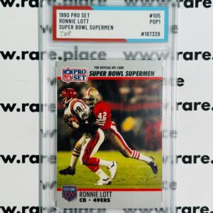 1990 Pro Set Ronnie Lott Super Bowl Supermen #105 SOC POP1