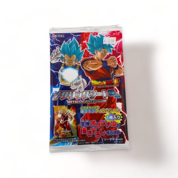 Dragon Ball Super Metallic Sheet Gum