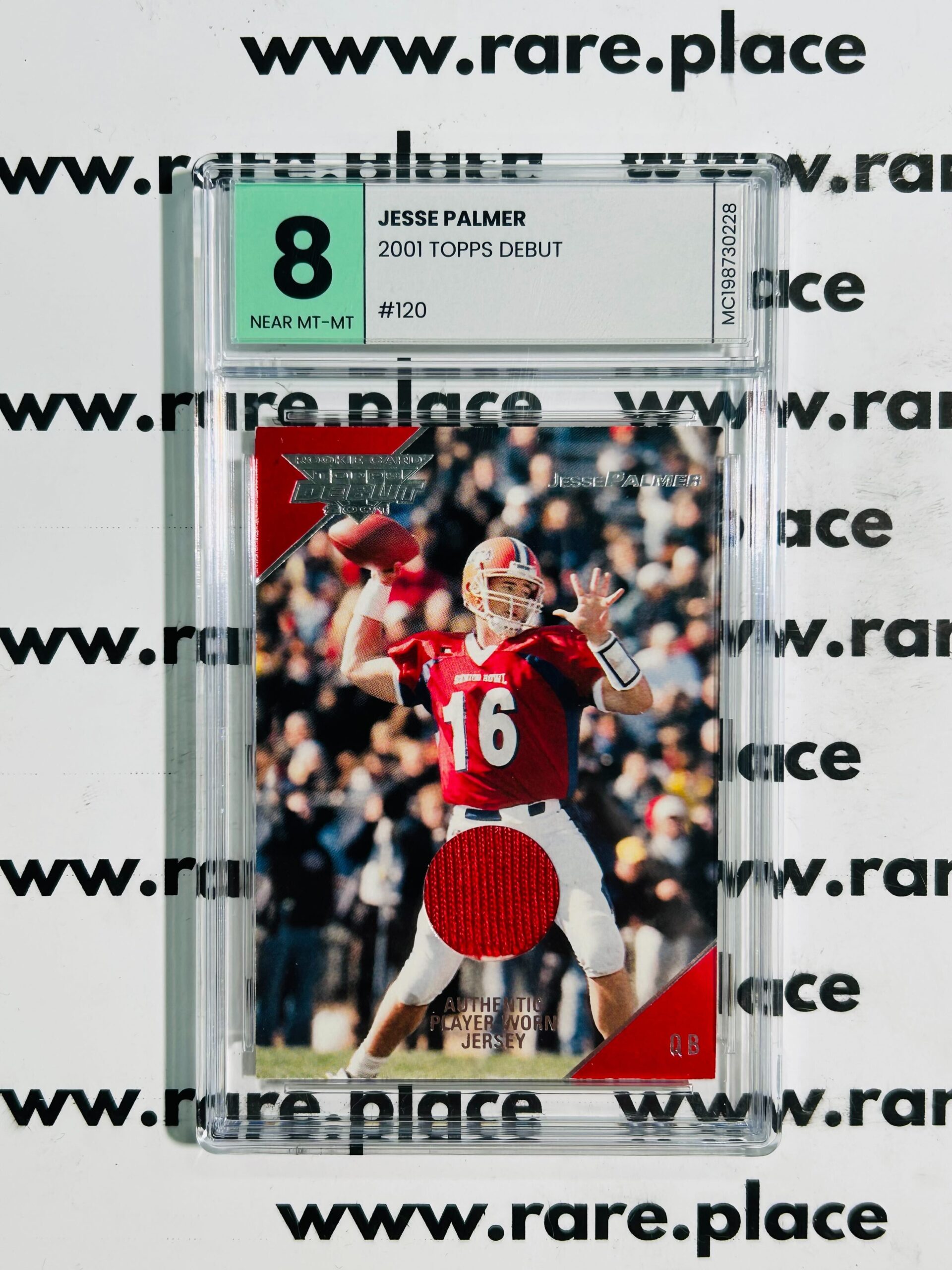 2001 Topps Debut Jesse Palmer #120 NEAR MT-MT 8