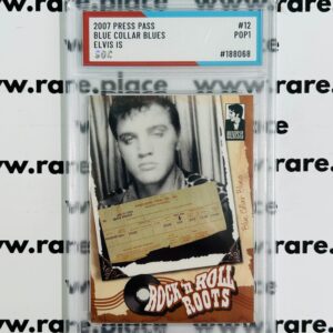 2007 Press Pass Blue Collar Blues Elvis Is #12 SOC POP1