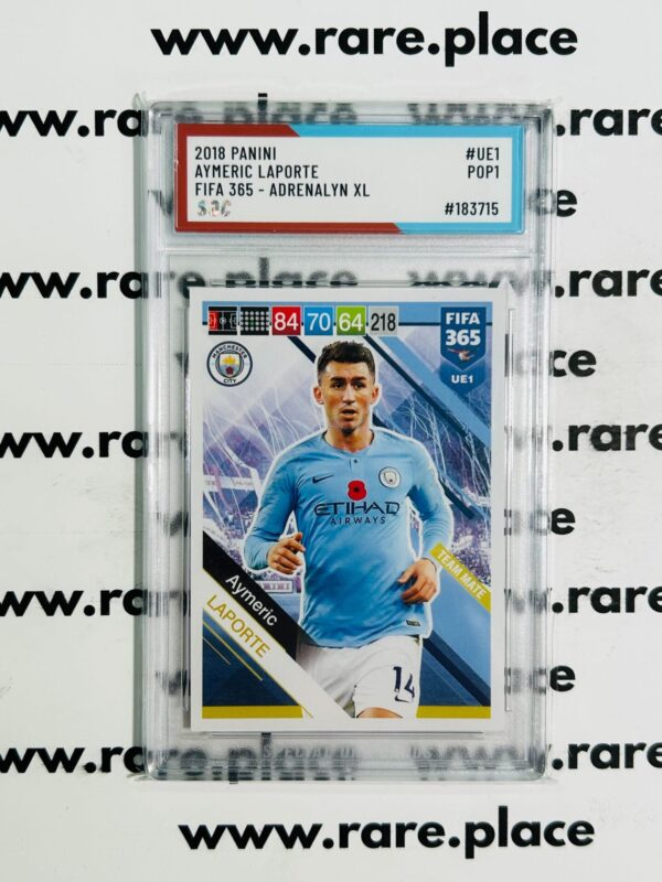 2018 Panini Aymeric Laporte FIFA 365 #UE1 SOC POP 1