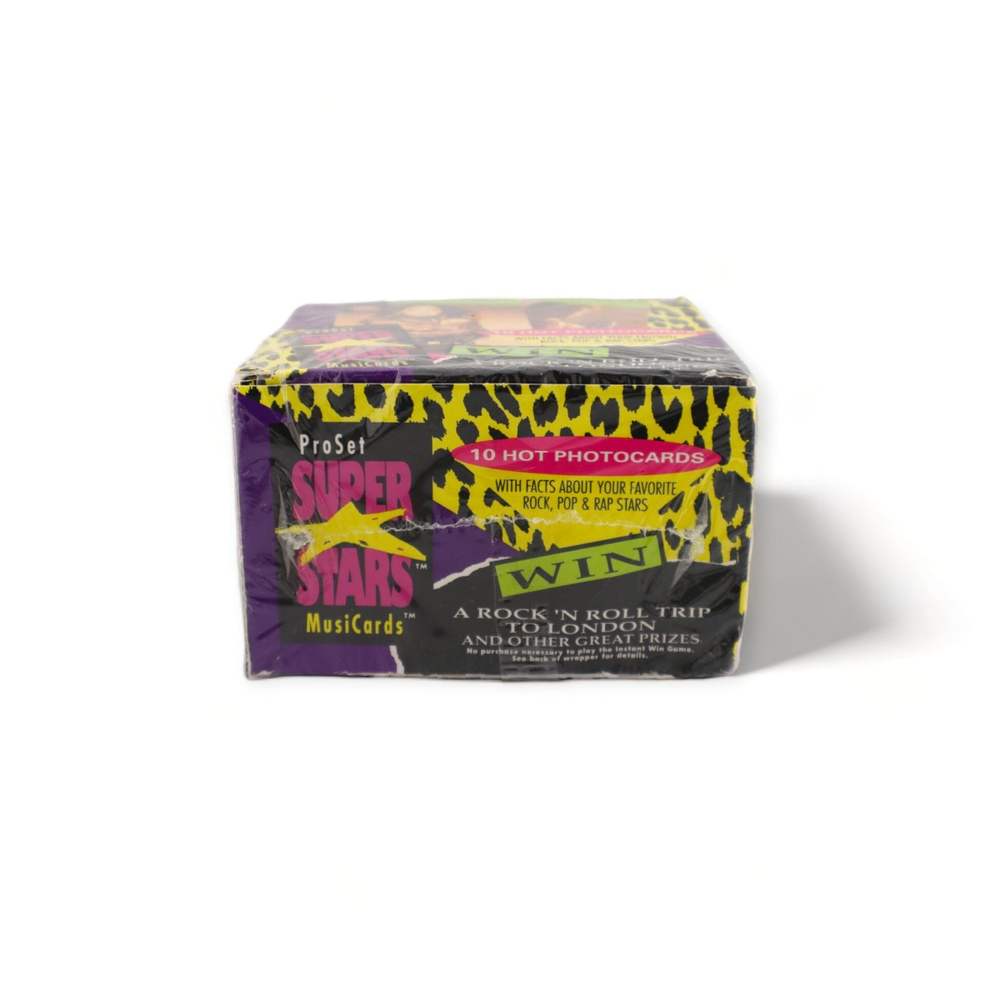 1991 PRO SET Super Stars Musicards Trading Cards Factory Sealed Wax Box - Image 5