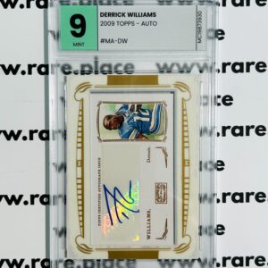2009 Topps - Auto Derrick Williams #MA-DW MINT 9