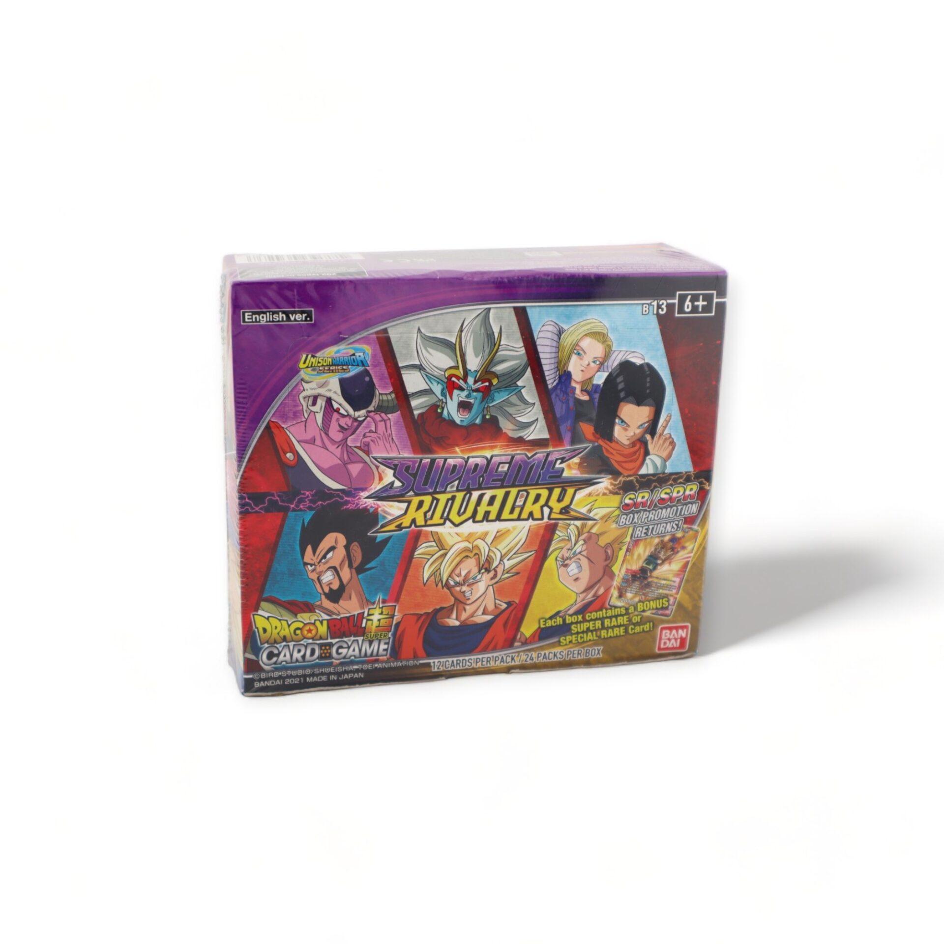2021 Dragon Ball Super Card Game BT13 Supreme Rivalry Wax Sealed Box BANDAI