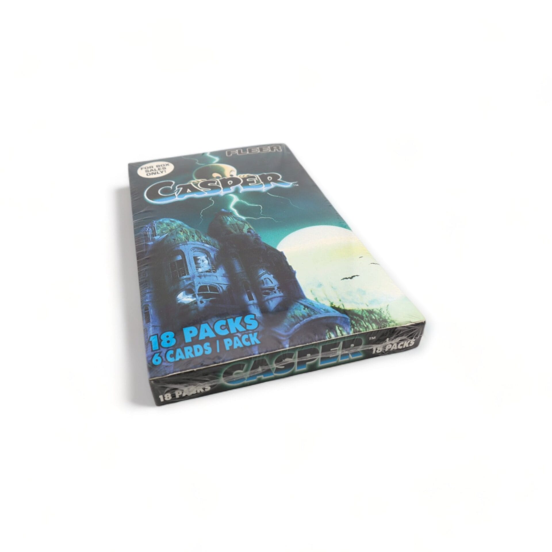 1996 Casper Cards 18 Packs - Wax Sealed Box FLEER - Image 3