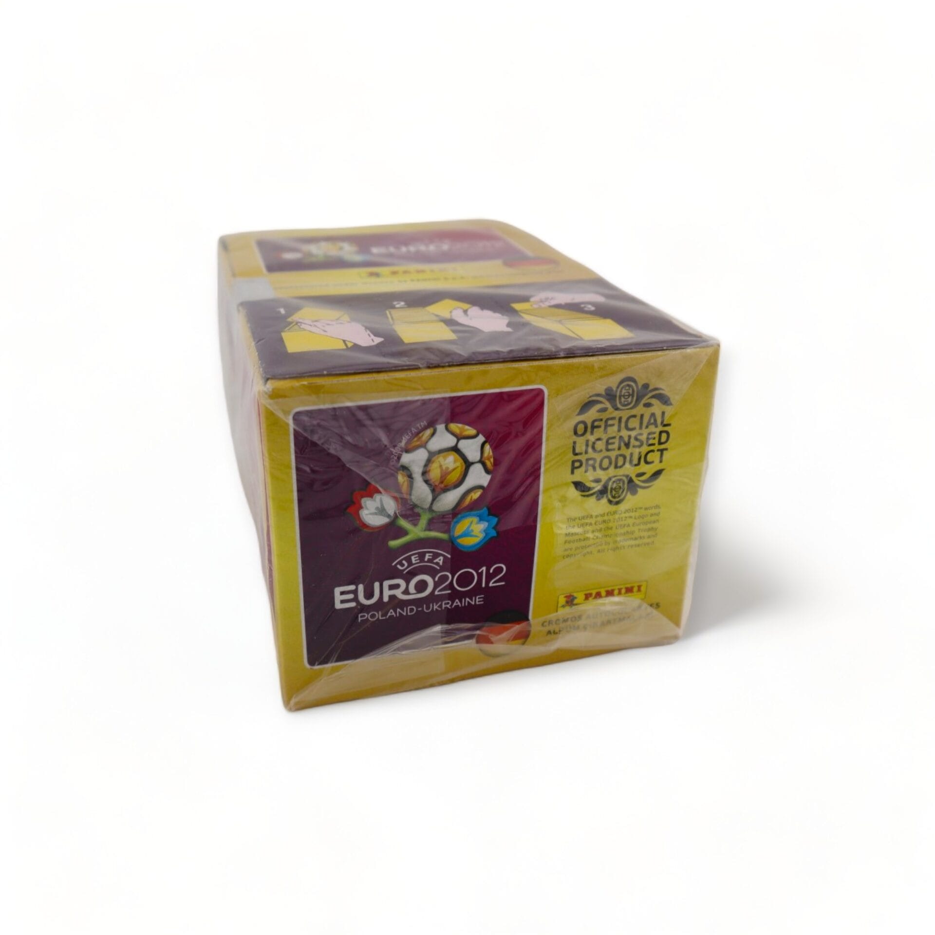 UEFA Euro 2012 Poland-Ukraine Factory-Sealed Sticker Boxes Collection - Wax Sealed Box - Image 4