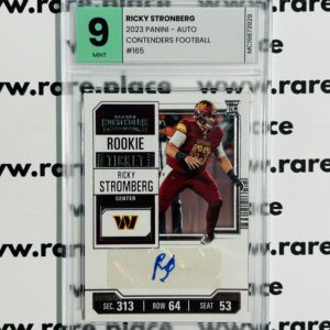 2023 Panini - Auto Ricky Strongberg Conteders Football #165 MINT 9