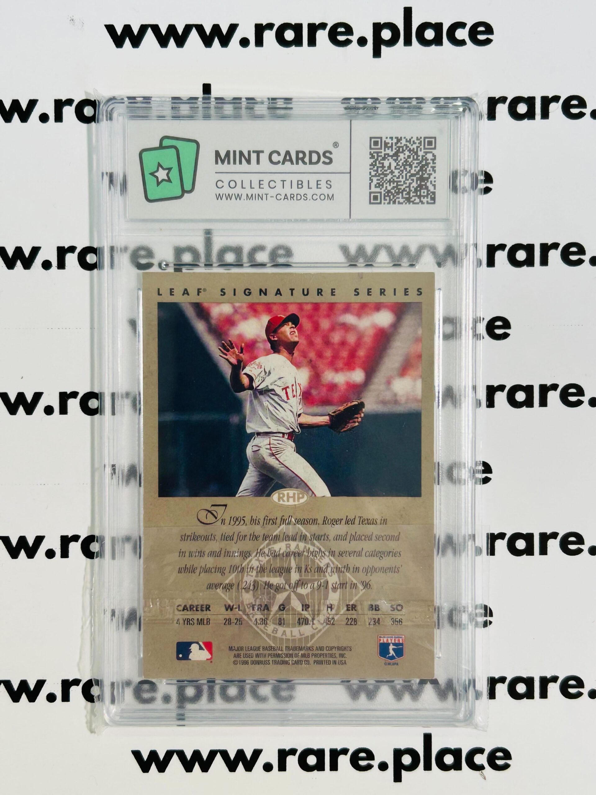 1996 Donruss - Auto Roger Pavlik NEAR MT-MT 8 - Image 2