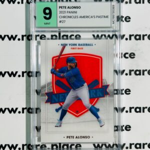 2021 Panini Pete Alonso Chronicles America's Pastime #27 MINT 9